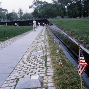 The Vietnam Veteran's Memorial.